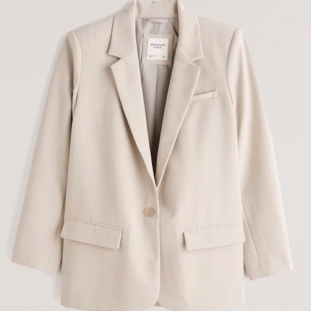 NWT tan Abercrombie Blazer